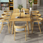 Solid Wood Contemporary Rectangular Dining Table Wood Top Table with 4 Legs Clearhalo ' dining_table' 'Dining Tables & Seating' 'Dining Tables' 'furn' 'furn_dining_table' 'Furniture' 'furniture_dining_table' 'Kitchen & Dining Furniture' 'kitchen&dining_furn' 'kitchen' 'kitchen_dining_table' 3980615