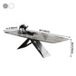 Metal Traditional Luxury Rectangular Table Sintered Stone Table for Dining Room and Kitchen Clearhalo ' dining_table' 'Dining Tables & Seating' 'Dining Tables' 'furn' 'furn_dining_table' 'Furniture' 'furniture_dining_table' 'Kitchen & Dining Furniture' 'kitchen&dining_furn' 'kitchen' 'kitchen_dining_table' 3980654