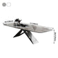 Metal Traditional Luxury Rectangular Table Sintered Stone Table for Dining Room and Kitchen Clearhalo ' dining_table' 'Dining Tables & Seating' 'Dining Tables' 'furn' 'furn_dining_table' 'Furniture' 'furniture_dining_table' 'Kitchen & Dining Furniture' 'kitchen&dining_furn' 'kitchen' 'kitchen_dining_table' 3980656