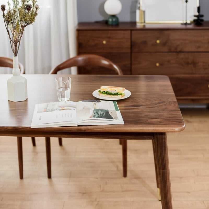 Solid Wood Traditional Luxury Rectangle Dining Table Wood Top Table for Dining Room Clearhalo ' dining_table' 'Dining Tables & Seating' 'Dining Tables' 'furn' 'furn_dining_table' 'Furniture' 'furniture_dining_table' 'Kitchen & Dining Furniture' 'kitchen&dining_furn' 'kitchen' 'kitchen_dining_table' 3980664