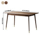 Solid Wood Traditional Luxury Rectangle Dining Table Wood Top Table for Dining Room Clearhalo ' dining_table' 'Dining Tables & Seating' 'Dining Tables' 'furn' 'furn_dining_table' 'Furniture' 'furniture_dining_table' 'Kitchen & Dining Furniture' 'kitchen&dining_furn' 'kitchen' 'kitchen_dining_table' 3980667