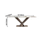 Metal Traditional Luxury Rectangle Table Sintered Stone Dining Table for Kitchen and Dining Room Clearhalo ' dining_table' 'Dining Tables & Seating' 'Dining Tables' 'furn' 'furn_dining_table' 'Furniture' 'furniture_dining_table' 'Kitchen & Dining Furniture' 'kitchen&dining_furn' 'kitchen' 'kitchen_dining_table' 3994302