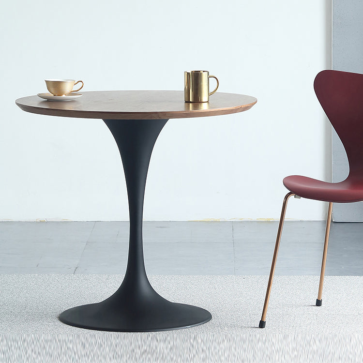 Round Solid Wood Four-Color Dining Table Simplicity Tulip Base Table for Dining Room Clearhalo ' dining_table' 'Dining Tables & Seating' 'Dining Tables' 'furn' 'furn_dining_table' 'Furniture' 'furniture_dining_table' 'Kitchen & Dining Furniture' 'kitchen&dining_furn' 'kitchen' 'kitchen_dining_table' 3994304