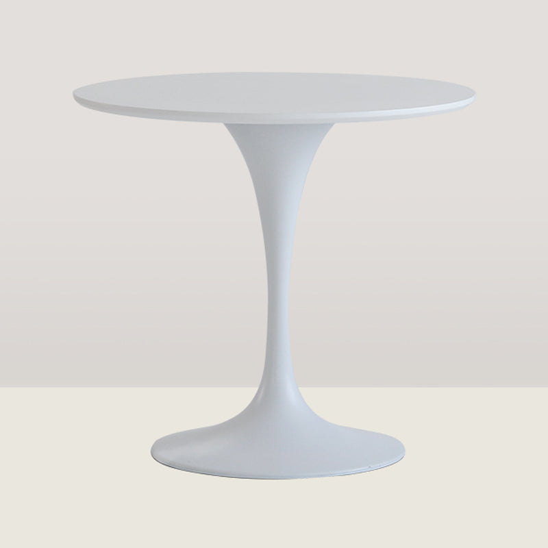 Round Solid Wood Four-Color Dining Table Simplicity Tulip Base Table for Dining Room White Without Chairs Clearhalo ' dining_table' 'Dining Tables & Seating' 'Dining Tables' 'furn' 'furn_dining_table' 'Furniture' 'furniture_dining_table' 'Kitchen & Dining Furniture' 'kitchen&dining_furn' 'kitchen' 'kitchen_dining_table' 3994305