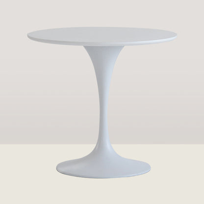 Round Solid Wood Four-Color Dining Table Simplicity Tulip Base Table for Dining Room White Without Chairs Clearhalo ' dining_table' 'Dining Tables & Seating' 'Dining Tables' 'furn' 'furn_dining_table' 'Furniture' 'furniture_dining_table' 'Kitchen & Dining Furniture' 'kitchen&dining_furn' 'kitchen' 'kitchen_dining_table' 3994305
