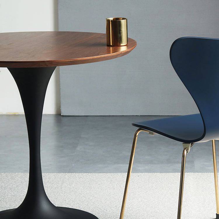 Round Solid Wood Four-Color Dining Table Simplicity Tulip Base Table for Dining Room Clearhalo ' dining_table' 'Dining Tables & Seating' 'Dining Tables' 'furn' 'furn_dining_table' 'Furniture' 'furniture_dining_table' 'Kitchen & Dining Furniture' 'kitchen&dining_furn' 'kitchen' 'kitchen_dining_table' 3994309