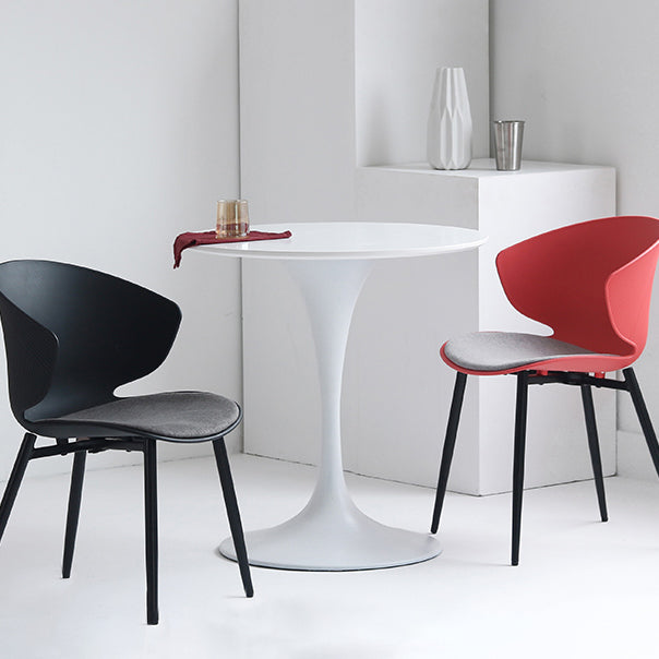 Round Solid Wood Four-Color Dining Table Simplicity Tulip Base Table for Dining Room Clearhalo ' dining_table' 'Dining Tables & Seating' 'Dining Tables' 'furn' 'furn_dining_table' 'Furniture' 'furniture_dining_table' 'Kitchen & Dining Furniture' 'kitchen&dining_furn' 'kitchen' 'kitchen_dining_table' 3994317