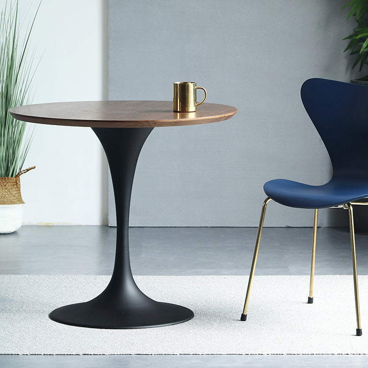 Round Solid Wood Four-Color Dining Table Simplicity Tulip Base Table for Dining Room Clearhalo ' dining_table' 'Dining Tables & Seating' 'Dining Tables' 'furn' 'furn_dining_table' 'Furniture' 'furniture_dining_table' 'Kitchen & Dining Furniture' 'kitchen&dining_furn' 'kitchen' 'kitchen_dining_table' 3994318