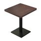 Solid Wooden Table Industrial Dining Table with Metal Pedestal Base Square Brown Without Chairs Clearhalo ' dining_table' 'Dining Tables & Seating' 'Dining Tables' 'furn' 'furn_dining_table' 'Furniture' 'furniture_dining_table' 'Kitchen & Dining Furniture' 'kitchen&dining_furn' 'kitchen' 'kitchen_dining_table' 3994328