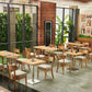 Solid Wooden Table Industrial Dining Table with Metal Pedestal Base Clearhalo ' dining_table' 'Dining Tables & Seating' 'Dining Tables' 'furn' 'furn_dining_table' 'Furniture' 'furniture_dining_table' 'Kitchen & Dining Furniture' 'kitchen&dining_furn' 'kitchen' 'kitchen_dining_table' 3994332
