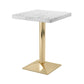 Solid Wooden Table Industrial Dining Table with Metal Pedestal Base Square White Without Chairs Clearhalo ' dining_table' 'Dining Tables & Seating' 'Dining Tables' 'furn' 'furn_dining_table' 'Furniture' 'furniture_dining_table' 'Kitchen & Dining Furniture' 'kitchen&dining_furn' 'kitchen' 'kitchen_dining_table' 3994339