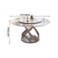 Sintered Stone Top Rotatable Round Table for Restaurant Modern Dining Table with Pedestal Base Clearhalo ' dining_table' 'Dining Tables & Seating' 'Dining Tables' 'furn' 'furn_dining_table' 'Furniture' 'furniture_dining_table' 'Kitchen & Dining Furniture' 'kitchen&dining_furn' 'kitchen' 'kitchen_dining_table' 3994363
