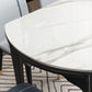 Sintered Stone Extendable Round Table for Restaurant Modern Dining Table with 4 Legs Clearhalo ' dining_table' 'Dining Tables & Seating' 'Dining Tables' 'furn' 'furn_dining_table' 'Furniture' 'furniture_dining_table' 'Kitchen & Dining Furniture' 'kitchen&dining_furn' 'kitchen' 'kitchen_dining_table' 3994383