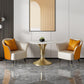 Sintered Stone Dining Table Luxury Style Single Pedestal Base Table for Dining Room Clearhalo ' dining_table' 'Dining Tables & Seating' 'Dining Tables' 'furn' 'furn_dining_table' 'Furniture' 'furniture_dining_table' 'Kitchen & Dining Furniture' 'kitchen&dining_furn' 'kitchen' 'kitchen_dining_table' 3994393