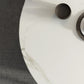 Sintered Stone Top Extendable Round Table for Restaurant Modern Dining Table in White with 4 Legs Clearhalo ' dining_table' 'Dining Tables & Seating' 'Dining Tables' 'furn' 'furn_dining_table' 'Furniture' 'furniture_dining_table' 'Kitchen & Dining Furniture' 'kitchen&dining_furn' 'kitchen' 'kitchen_dining_table' 3994409