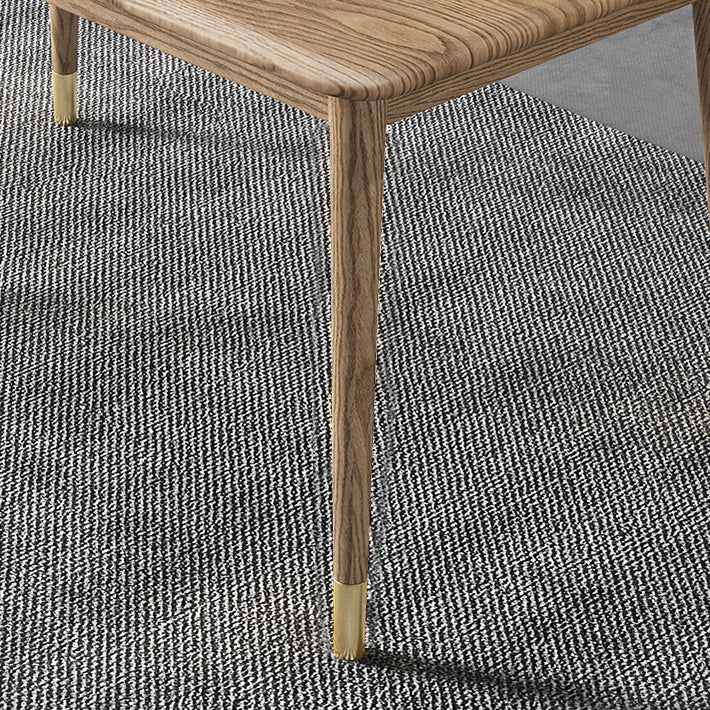 Ash Wood Dining Table Luxury Style 4 Legs Base Solid Wood Table for Dining Room Clearhalo ' dining_table' 'Dining Tables & Seating' 'Dining Tables' 'Furniture' 'furniture_dining_table' 'Kitchen & Dining Furniture' 'kitchen&dining_furn' 'kitchen' 'kitchen_dining_table' 3994423