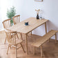 Rectangle Wooden Dining Table in Nature Modern Ash Wood Table with 4 Legs Clearhalo ' dining_table' 'Dining Tables & Seating' 'Dining Tables' 'furn' 'furn_dining_table' 'Furniture' 'furniture_dining_table' 'Kitchen & Dining Furniture' 'kitchen&dining_furn' 'kitchen' 'kitchen_dining_table' 3994470