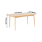 Rectangle Wooden Dining Table in Nature Modern Ash Wood Table with 4 Legs Clearhalo ' dining_table' 'Dining Tables & Seating' 'Dining Tables' 'furn' 'furn_dining_table' 'Furniture' 'furniture_dining_table' 'Kitchen & Dining Furniture' 'kitchen&dining_furn' 'kitchen' 'kitchen_dining_table' 3994473