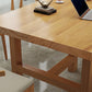 Rectangle Industrial Dining Room Table Pine Solid Wood Table with Double Pedestal Clearhalo ' dining_table' 'Dining Tables & Seating' 'Dining Tables' 'furn' 'furn_dining_table' 'Furniture' 'furniture_dining_table' 'Kitchen & Dining Furniture' 'kitchen&dining_furn' 'kitchen' 'kitchen_dining_table' 3994560