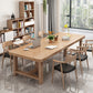 Rectangle Industrial Dining Room Table Pine Solid Wood Table with Trestle Base Clearhalo ' dining_table' 'Dining Tables & Seating' 'Dining Tables' 'furn' 'furn_dining_table' 'Furniture' 'furniture_dining_table' 'Kitchen & Dining Furniture' 'kitchen&dining_furn' 'kitchen' 'kitchen_dining_table' 3994575