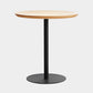 Round Tulip Base Casual Dining Table Four-Color Fixed Table with Solid Wood Light Brown 27.6"L x 27.6"W x 29.5"H Without Chairs Clearhalo ' dining_table' 'Dining Tables & Seating' 'Dining Tables' 'furn' 'furn_dining_table' 'Furniture' 'furniture_dining_table' 'Kitchen & Dining Furniture' 'kitchen&dining_furn' 'kitchen' 'kitchen_dining_table' 3994635