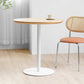 Round Tulip Base Casual Dining Table Four-Color Fixed Table with Solid Wood Clearhalo ' dining_table' 'Dining Tables & Seating' 'Dining Tables' 'furn' 'furn_dining_table' 'Furniture' 'furniture_dining_table' 'Kitchen & Dining Furniture' 'kitchen&dining_furn' 'kitchen' 'kitchen_dining_table' 3994642