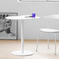Round Tulip Base Casual Dining Table Four-Color Fixed Table with Solid Wood Clearhalo ' dining_table' 'Dining Tables & Seating' 'Dining Tables' 'furn' 'furn_dining_table' 'Furniture' 'furniture_dining_table' 'Kitchen & Dining Furniture' 'kitchen&dining_furn' 'kitchen' 'kitchen_dining_table' 3994646