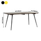 Metal Industrial Rectangle Dining Table Solid Wood Top Table with Legs Clearhalo ' dining_table' 'Dining Tables & Seating' 'Dining Tables' 'furn' 'furn_dining_table' 'Furniture' 'furniture_dining_table' 'Kitchen & Dining Furniture' 'kitchen&dining_furn' 'kitchen' 'kitchen_dining_table' 3994702