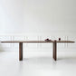 Glam Solid Kitchen Dining Table Rectangle Shape Standard Dining Table with Double Pedestal Bases Clearhalo ' dining_table' 'Dining Tables & Seating' 'Dining Tables' 'furn' 'furn_dining_table' 'Furniture' 'furniture_dining_table' 'Kitchen & Dining Furniture' 'kitchen&dining_furn' 'kitchen' 'kitchen_dining_table' 3994711