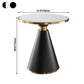 Round Shape Sintered Stone Dining Table Glam Pedestal Table for Dining Room Clearhalo ' dining_table' 'Dining Tables & Seating' 'Dining Tables' 'furn' 'furn_dining_table' 'Furniture' 'furniture_dining_table' 'Kitchen & Dining Furniture' 'kitchen&dining_furn' 'kitchen' 'kitchen_dining_table' 3994775