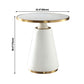 Round Shape Sintered Stone Dining Table Glam Pedestal Table for Dining Room Clearhalo ' dining_table' 'Dining Tables & Seating' 'Dining Tables' 'furn' 'furn_dining_table' 'Furniture' 'furniture_dining_table' 'Kitchen & Dining Furniture' 'kitchen&dining_furn' 'kitchen' 'kitchen_dining_table' 3994786