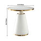 Round Shape Sintered Stone Dining Table Glam Pedestal Table for Dining Room Clearhalo ' dining_table' 'Dining Tables & Seating' 'Dining Tables' 'furn' 'furn_dining_table' 'Furniture' 'furniture_dining_table' 'Kitchen & Dining Furniture' 'kitchen&dining_furn' 'kitchen' 'kitchen_dining_table' 3994787