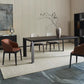 Rectangle Pine Solid Wood Table in Dark Brown Modern Dining Table with 4 Legs for Restaurant Clearhalo ' dining_table' 'Dining Tables & Seating' 'Dining Tables' 'furn' 'furn_dining_table' 'Furniture' 'furniture_dining_table' 'Kitchen & Dining Furniture' 'kitchen&dining_furn' 'kitchen' 'kitchen_dining_table' 3994792