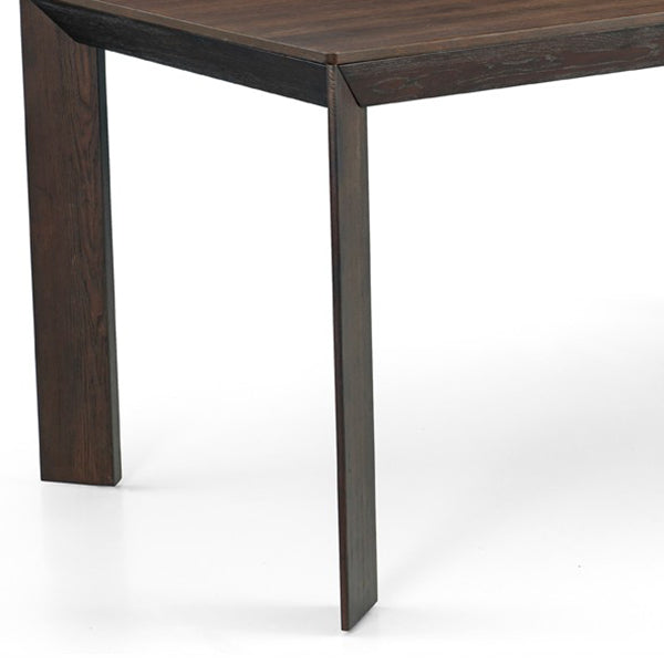 Rectangle Pine Solid Wood Table in Dark Brown Modern Dining Table with 4 Legs for Restaurant Clearhalo ' dining_table' 'Dining Tables & Seating' 'Dining Tables' 'furn' 'furn_dining_table' 'Furniture' 'furniture_dining_table' 'Kitchen & Dining Furniture' 'kitchen&dining_furn' 'kitchen' 'kitchen_dining_table' 3994794