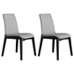 Upholstered Industrial Living Room Side Chair Matte Finish Solid Back Dining Chair (Set of 2) Light Gray Clearhalo ' kitchen&dining_furn' 'Dining Chairs' 'Dining Tables & Seating' 'dining_chair' 'furn' 'furn_dining_chair' 'Furniture' 'furniture_dining_chair' 'Kitchen & Dining Furniture' 'kitchen' 3997244