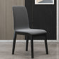 Upholstered Industrial Living Room Side Chair Matte Finish Solid Back Dining Chair (Set of 2) Clearhalo ' kitchen&dining_furn' 'Dining Chairs' 'Dining Tables & Seating' 'dining_chair' 'furn' 'furn_dining_chair' 'Furniture' 'furniture_dining_chair' 'Kitchen & Dining Furniture' 'kitchen' 3997245