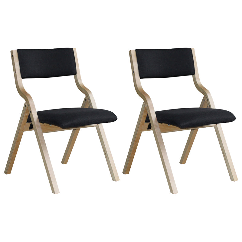 Upholstered Contemporary Home Side Chair Open Matte Finish Dining Chair Black 2 Piece Set Clearhalo ' kitchen&dining_furn' 'Dining Chairs' 'Dining Tables & Seating' 'dining_chair' 'furn' 'furn_dining_chair' 'Furniture' 'furniture_dining_chair' 'Kitchen & Dining Furniture' 'kitchen' 3997260