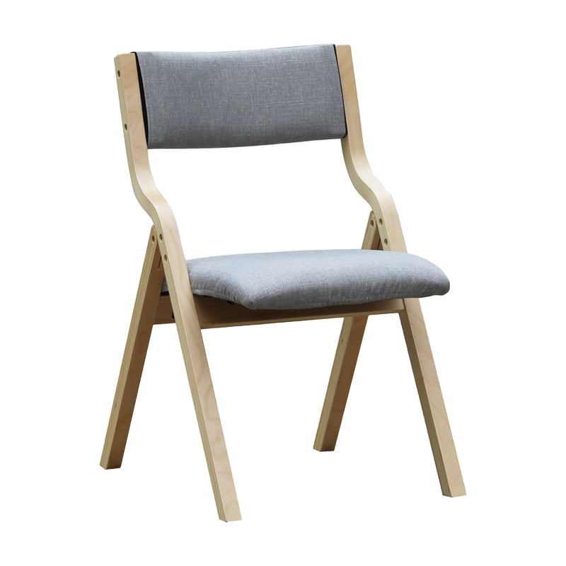 Upholstered Contemporary Home Side Chair Open Matte Finish Dining Chair Light Gray 1 Piece Clearhalo ' kitchen&dining_furn' 'Dining Chairs' 'Dining Tables & Seating' 'dining_chair' 'furn' 'furn_dining_chair' 'Furniture' 'furniture_dining_chair' 'Kitchen & Dining Furniture' 'kitchen' 3997270