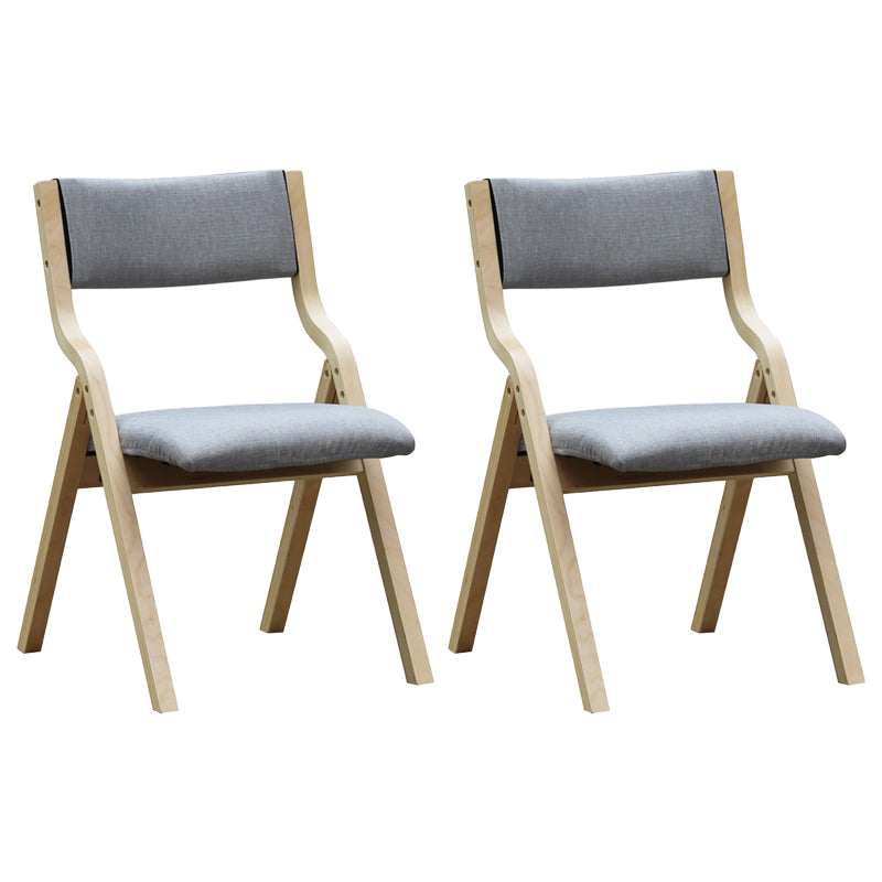Upholstered Contemporary Home Side Chair Open Matte Finish Dining Chair Light Gray 2 Piece Set Clearhalo ' kitchen&dining_furn' 'Dining Chairs' 'Dining Tables & Seating' 'dining_chair' 'furn' 'furn_dining_chair' 'Furniture' 'furniture_dining_chair' 'Kitchen & Dining Furniture' 'kitchen' 3997272