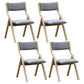 Upholstered Contemporary Home Side Chair Open Matte Finish Dining Chair Light Gray 4 Piece Set Clearhalo ' kitchen&dining_furn' 'Dining Chairs' 'Dining Tables & Seating' 'dining_chair' 'furn' 'furn_dining_chair' 'Furniture' 'furniture_dining_chair' 'Kitchen & Dining Furniture' 'kitchen' 3997274