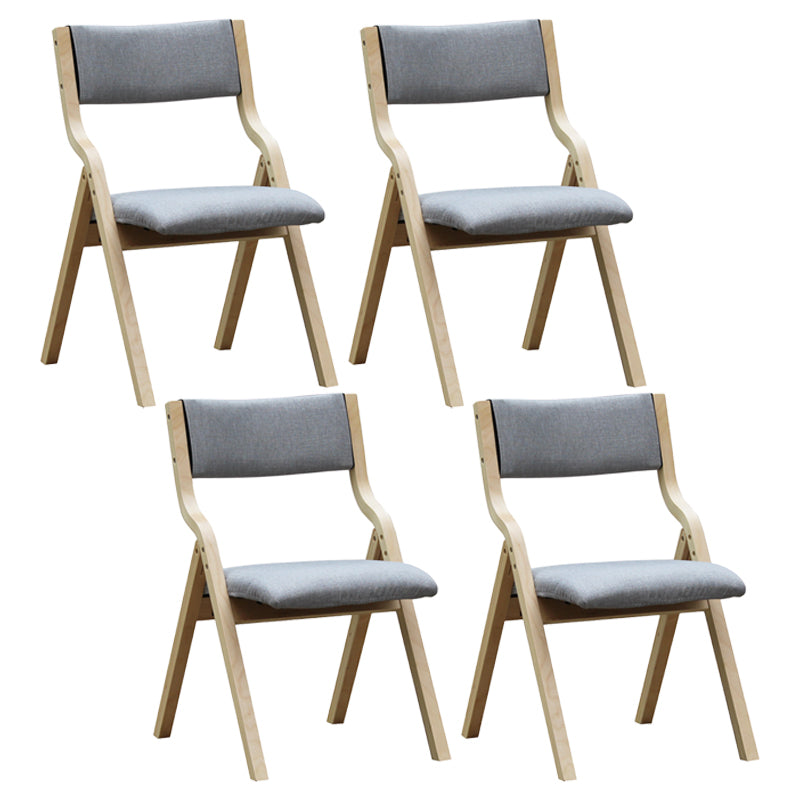 Upholstered Contemporary Home Side Chair Open Matte Finish Dining Chair Light Gray 4 Piece Set Clearhalo ' kitchen&dining_furn' 'Dining Chairs' 'Dining Tables & Seating' 'dining_chair' 'furn' 'furn_dining_chair' 'Furniture' 'furniture_dining_chair' 'Kitchen & Dining Furniture' 'kitchen' 3997274