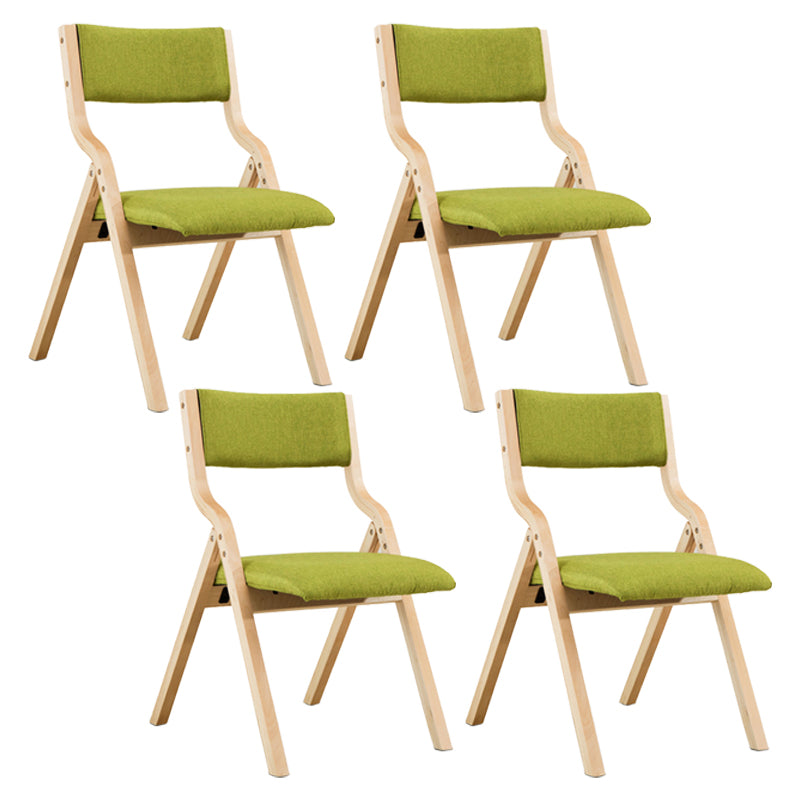 Upholstered Contemporary Home Side Chair Open Matte Finish Dining Chair Green 4 Piece Set Clearhalo ' kitchen&dining_furn' 'Dining Chairs' 'Dining Tables & Seating' 'dining_chair' 'furn' 'furn_dining_chair' 'Furniture' 'furniture_dining_chair' 'Kitchen & Dining Furniture' 'kitchen' 3997283