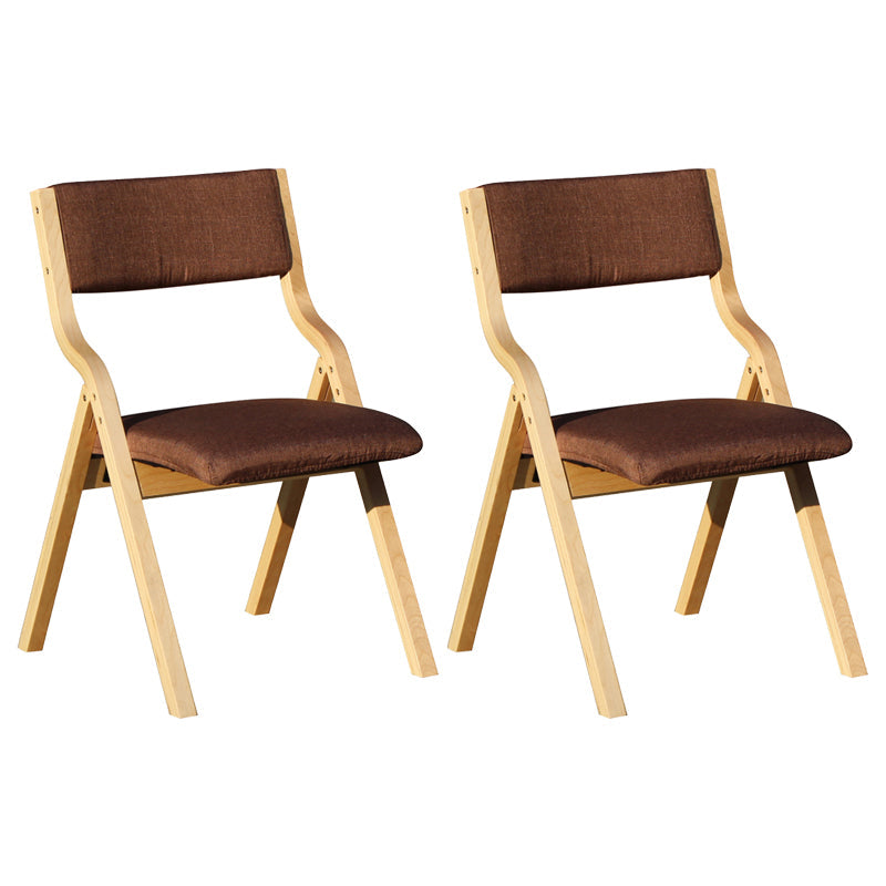 Upholstered Contemporary Home Side Chair Open Matte Finish Dining Chair Light Brown 2 Piece Set Clearhalo ' kitchen&dining_furn' 'Dining Chairs' 'Dining Tables & Seating' 'dining_chair' 'furn' 'furn_dining_chair' 'Furniture' 'furniture_dining_chair' 'Kitchen & Dining Furniture' 'kitchen' 3997285