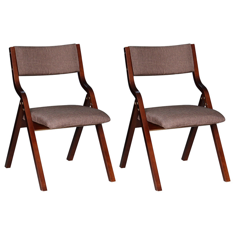 Upholstered Contemporary Home Side Chair Open Matte Finish Dining Chair Coffee 2 Piece Set Clearhalo ' kitchen&dining_furn' 'Dining Chairs' 'Dining Tables & Seating' 'dining_chair' 'furn' 'furn_dining_chair' 'Furniture' 'furniture_dining_chair' 'Kitchen & Dining Furniture' 'kitchen' 3997288