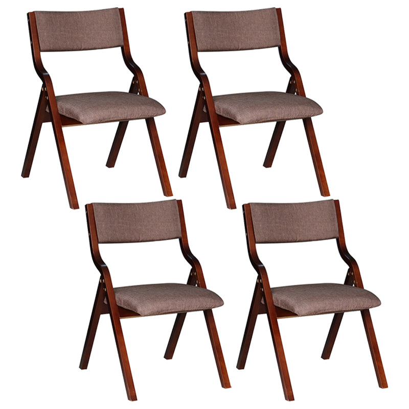Upholstered Contemporary Home Side Chair Open Matte Finish Dining Chair Coffee 4 Piece Set Clearhalo ' kitchen&dining_furn' 'Dining Chairs' 'Dining Tables & Seating' 'dining_chair' 'furn' 'furn_dining_chair' 'Furniture' 'furniture_dining_chair' 'Kitchen & Dining Furniture' 'kitchen' 3997289