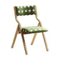 Upholstered Contemporary Home Side Chair Open Matte Finish Dining Chair Green-White 1 Piece Clearhalo ' kitchen&dining_furn' 'Dining Chairs' 'Dining Tables & Seating' 'dining_chair' 'furn' 'furn_dining_chair' 'Furniture' 'furniture_dining_chair' 'Kitchen & Dining Furniture' 'kitchen' 3997293
