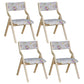 Upholstered Contemporary Home Side Chair Open Matte Finish Dining Chair Beige 4 Piece Set Clearhalo ' kitchen&dining_furn' 'Dining Chairs' 'Dining Tables & Seating' 'dining_chair' 'furn' 'furn_dining_chair' 'Furniture' 'furniture_dining_chair' 'Kitchen & Dining Furniture' 'kitchen' 3997298