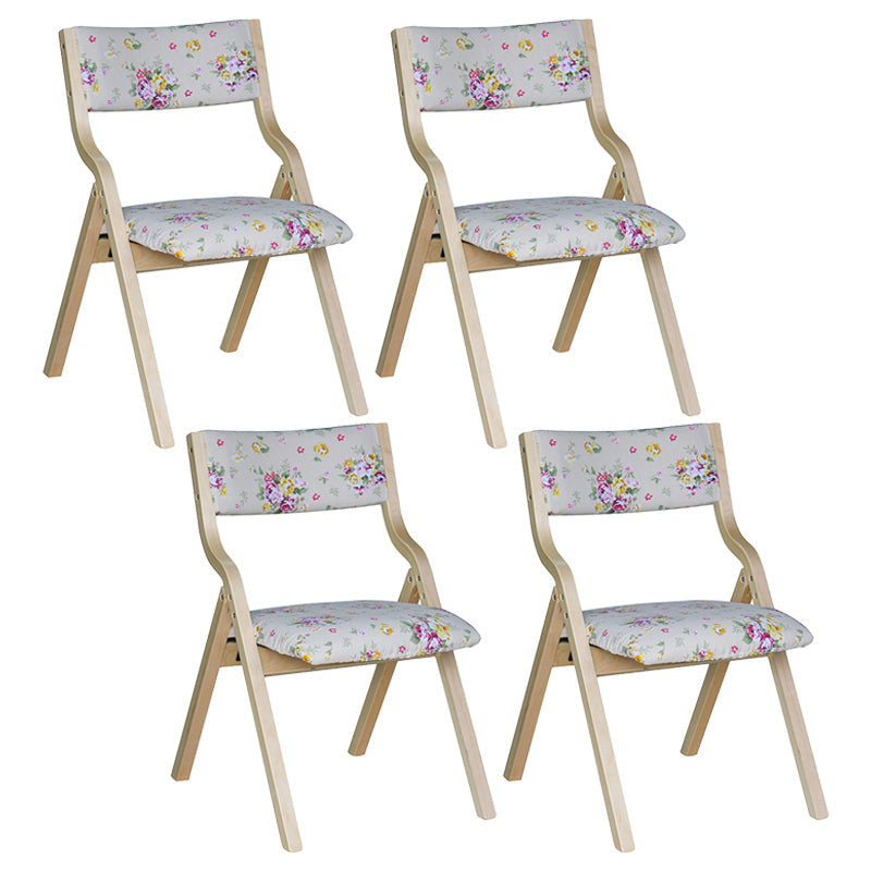 Upholstered Contemporary Home Side Chair Open Matte Finish Dining Chair Beige 4 Piece Set Clearhalo ' kitchen&dining_furn' 'Dining Chairs' 'Dining Tables & Seating' 'dining_chair' 'furn' 'furn_dining_chair' 'Furniture' 'furniture_dining_chair' 'Kitchen & Dining Furniture' 'kitchen' 3997298