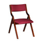 Upholstered Contemporary Home Side Chair Open Matte Finish Dining Chair Burgundy 1 Piece Clearhalo ' kitchen&dining_furn' 'Dining Chairs' 'Dining Tables & Seating' 'dining_chair' 'furn' 'furn_dining_chair' 'Furniture' 'furniture_dining_chair' 'Kitchen & Dining Furniture' 'kitchen' 3997299