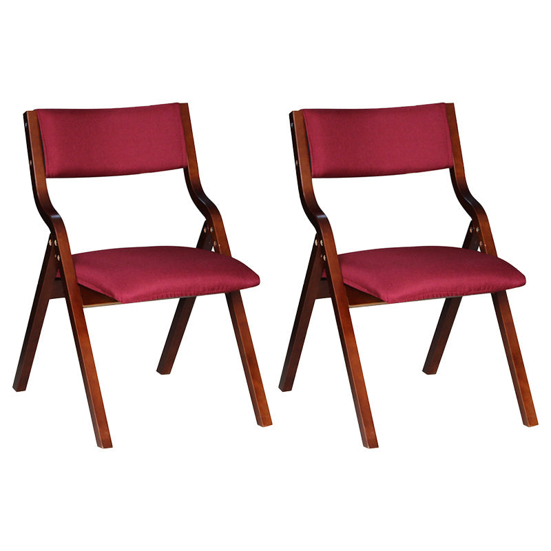 Upholstered Contemporary Home Side Chair Open Matte Finish Dining Chair Burgundy 2 Piece Set Clearhalo ' kitchen&dining_furn' 'Dining Chairs' 'Dining Tables & Seating' 'dining_chair' 'furn' 'furn_dining_chair' 'Furniture' 'furniture_dining_chair' 'Kitchen & Dining Furniture' 'kitchen' 3997300